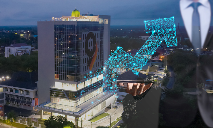 Gedung Mahligai 9 Bank Jambi (Dok Bank Jambi)