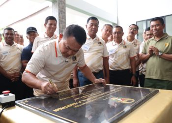 Kasad Dudung saat Resmikan Auditorium Jenderal Besar A.H. Nasution (Dok Dispenad)