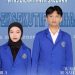 Presiden dan Wakil Presiden Mahasiswa STIE Jambi 2025–2026, Fitri Shalsabila dan M. Saddan Nashwan, usai resmi dilantik dalam acara pelantikan BEM di Aula STIE Jambi, Sabtu (24/5/2025). (Dok. Stepanus - JT)