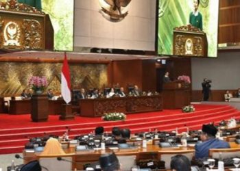 Rapat Paripurna DPR RI ke-19 Masa Persidangan III Tahun Sidang 2024–2025 berlangsung di Gedung DPR RI, Jakarta, Selasa (27/5/2025). (Dok. Kemenkeu)