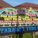 Kiriman Karangan Bunga dari Masyarakat  di halaman Mapolres, Rabu (28/05/2025). (Dok. Humas Polres Tebo)