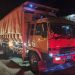 Ilustarasi sebuah truk angkutan barang yang dihentikan saat razia malam. (Foto: Nahar)