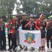 Tim Berang-Berang Swimming Club (BBSC) Jambi berpose bersama usai meraih 11 medali di ajang Walikota Cup Jambi Open Nasional 2025, 26–28 Mei lalu. (Foto: Nahar)