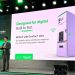 Melton Chang, EVP Power Systems Schneider Electric, mempresentasikan peluncuran MCSeT with EvoPacT HVX dalam acara resmi di Jakarta (27/5/2025). (dok. Schneider Electric)