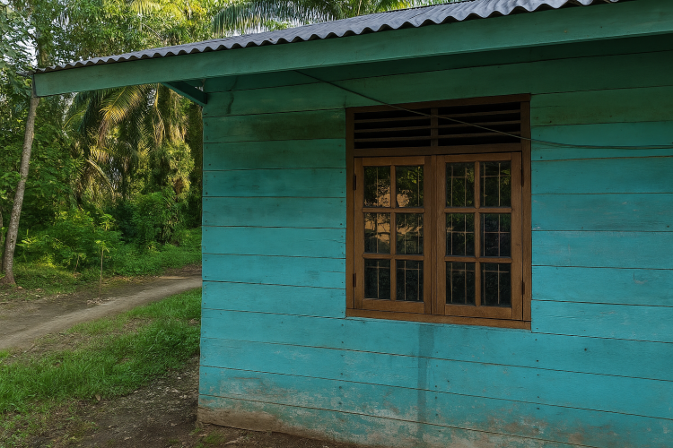 Rumah kontrakan sederhana yang dulu pernah ditinggali Al Haris saat awal merantau ke Kota Jambi pada 1992. (Dok. SS akun Instagram @alharisjambi)