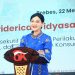 Kepala Eksekutif Pengawas Perilaku Pelaku Usaha Jasa Keuangan, Edukasi dan Pelindungan Konsumen OJK Friderica Widyasari Dewi, pada Peluncuran Bulan Literasi Keuangan (BLK) 2025 di Auditorium Universitas Muhadi Setiabudi (UMUS), Kabupaten Brebes, Kamis (22/05/2025 ) (Dok, Humsa OJK Jambi)