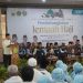 Gubernur Jambi, Dr. H. Al Haris, S.Sos., M.H., menyampaikan sambutan saat pelepasan kloter terakhir jemaah calon haji Provinsi Jambi Tahun 1446 H/2025 M di Asrama Haji Kota Baru, Kota Jambi, Selasa (27/5/2025). (Dok. Erit - Kominfo)