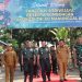 Pangdam II/Sriwijaya Mayjen TNI Ujang Darwis, M.D.A., bersama Forkopimda Muaro Jambi dan jajaran TNI AD meninjau langsung lokasi pelaksanaan Program TNI AD Manunggal Air di Desa Sungai Gelam, Kecamatan Sungai Gelam, Kabupaten Muaro Jambi, Senin (26/5/2025). (Dok. Stepanus)