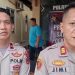 Kapolsek Kotabaru, AKP Jimi (kanan) dan Kanit Reskrim Polsek Kotabaru, Ipda Deddy H, memberikan keterangan terkait kasus penikaman yang diselesaikan melalui restorative justice di Mapolsek Kotabaru, Kota Jambi, Selasa (18/6/2025). (Foto: Daus)