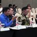 Anggota Komisi XII DPR RI Rocky Chandra menyampaikan pandangannya terkait sistem Minerba saat Kunkerses di Swiss-Belhotel Jambi, Jumat (20/6/2025). (Dok. Stepanus)