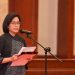 Menteri Keuangan Sri Mulyani Indrawati menyampaikan sambutan dalam pelantikan pejabat di lingkungan Kementerian Keuangan, Jakarta, Jumat (20/6/2025). (dOK. kemenkeu)