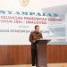 Bupati Muaro Jambi, Bambang Bayu Suseno, menyampaikan sambutan saat menyerahkan Laporan Keuangan Pemerintah Daerah (LKPD) Tahun 2024 unaudited kepada BPK Perwakilan Provinsi Jambi, Selasa (15/4/2025). (Dok .Kominfo)