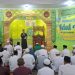Ustaz Warhan Tanjung, S.Ag. saat menyampaikan khutbah pada Salat Idul Adha 1446 Hijriah di Masjid At-Taubah, Lapas Kelas IIA Jambi, Jumat (6/6/2025). (Dok. Daus)