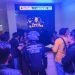 Petugas Polres Kerinci saat melakukan pemeriksaan di meja resepsionis Karaoke Fanny dalam razia tempat hiburan malam, Sabtu (7/6/2025) malam. (Dok. Humas Polres Kerinci)