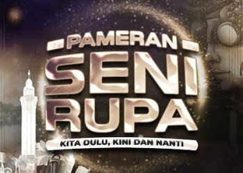 Desain visual Pameran Seni Rupa 2025 dengan tema “Kita Dulu, Kini dan Nanti” menggambarkan perjalanan budaya dari masa lalu hingga masa depan. (Dok. Taman Budaya Jambi)