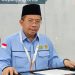 Ketua Petugas Penyelenggara Ibadah Haji (PPIH) Arab Saudi, Muchlis M. Hanafi, memberikan keterangan pers terkait imbauan kepada jamaah haji Indonesia untuk menghindari Masjidil Haram selama 12–13 Zulhijah 1446 H, di Makkah, Ahad (8/6/2025). (Dok. MUI)