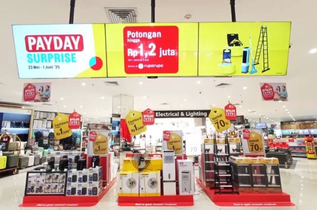 Suasana promo AZKO BOOM SALE di AZKO JPM Trona, Jambi, (Foto: Yola)