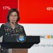 Menteri Keuangan Sri Mulyani Indrawati menyampaikan sambutan pada International Conference on Infrastructure (ICI) 2025 di Jakarta, Kamis (12/6/2025) (Dok ,Kemenkeu)