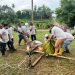 Pekerja PHR Zona 1 bersama warga bersiap menyembelih hewan kurban dalam perayaan Idul Adha 1446 H. (Dok. PHR Zona 1)