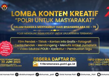 Banner Lomba Konten Kreatif Polri (dok.humas polri)