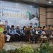 Wakil Gubernur Jambi Abdullah Sani menyampaikan sambutan saat menyambut kepulangan jemaah haji Kloter 16 di Asrama Haji Kotabaru, Jambi, Senin (30/6/2025). (Dok.Erit - kominfo)