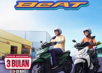 Banner Promo spesial bulan Juni 2025 Honda BeAT  yang dihadirkan PT Sinar Sentosa Primatama (Sinsen) di Provinsi Jambi (Dok. Sisnen)