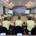 Para Satpam PHE Jambi Merang mengikuti kegiatan Refreshment Training yang digelar Ditbinmas Polda Jambi di Aula Shang Ratu Hotel, Kota Jambi, Kamis (12/6/2025). (Dok. Daus)