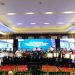 Wakil Gubernur Jambi, Abdullah Sani, bersama Kepala BKKBN dan para pemangku kepentingan berfoto bersama usai pembukaan Rakor Program Bangga Kencana dan Percepatan Penurunan Stunting Tahun 2025 di Hotel Aston Jambi, Kamis (19/6/2025). (Dok. Yola)