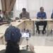 Wakil Bupati Kerinci H. Murison bersama jajaran pemerintah daerah dan pengurus Aliansi Wartawan Siber Indonesia (AWSI) saat menerima kunjungan kerja di Aula Kantor Bupati, Selasa (17/6/2025). (Foto: Kominfo)