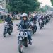 Anggota komunitas Jambi Ethnic Tiger (JET) menggelar konvoi "rolling city" dalam rangka merayakan 20 tahun eksistensi JET di Jambi, Jumat (20/06/2025). (dok. JET)