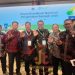 Bupati Kerinci Monadi, S.Sos., M.Si., bersama kepala daerah lain menghadiri Rapat Koordinasi Nasional Pengelolaan Sampah 2025 di Jakarta International Convention Center (JICC), Minggu (22/6/2025). (Dok. Kominfo)