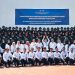 Para peserta CPNS Formasi Tahun 2024 bersama para pejabat struktural berfoto bersama usai penutupan Pelatihan Pengamanan Dasar yang diselenggarakan oleh Kanwil Kementerian Hukum dan HAM Jambi melalui Divisi Pemasyarakatan, Senin (30/6/2025). (Dok Daus)