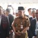 Wakil Gubernur Jambi Abdullah Sani bersama jajaran Forkopimda dan pengurus KONI Pusat menghadiri pembukaan Musorprovlub KONI Provinsi Jambi Tahun 2025 di Hotel Ratu Duo, Kota Jambi, Senin (30/6/2025). (Foto: Yola)