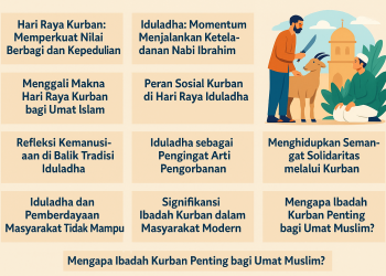 Ilustrasi hari raya kurban serta makna nya (dok. AI)