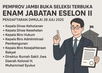 Ilustrasi Seleksi JPT Pemprov Jambi (Dok. Ai)