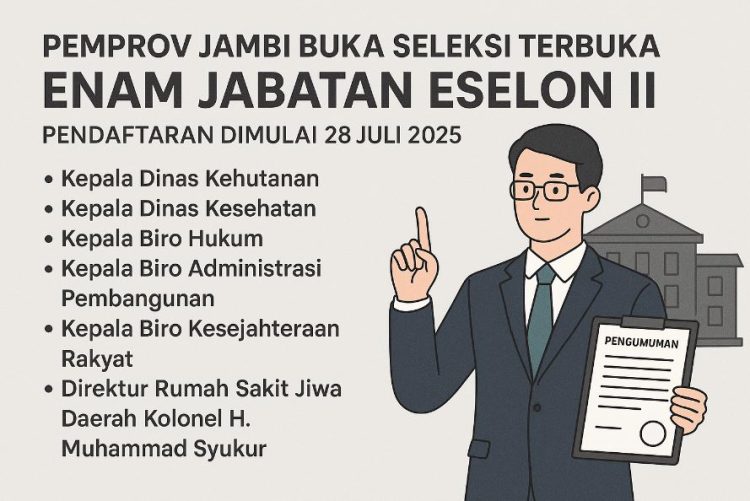 Ilustrasi Seleksi JPT Pemprov Jambi (Dok. Ai)