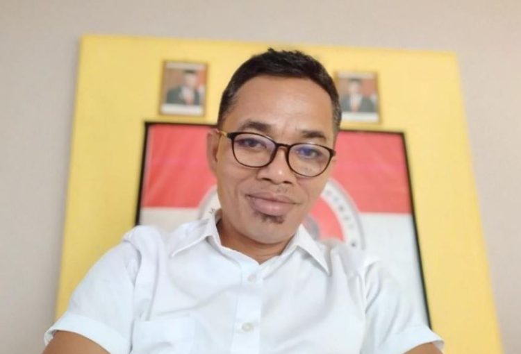 Jon Sihombing, S.H., Sekretaris Horas Bangso Batak (HBB) DPD Provinsi Jambi saat diwawancarai pada Sabtu (5/7/2025).(Dok. Daus)