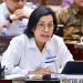 Menteri Keuangan Sri Mulyani Indrawati menyampaikan pandangan dalam Rapat Kerja Komisi XI DPR RI di Gedung Nusantara I, Jakarta, Senin (7/7/2025), (Dok. Kemenkeu)