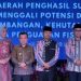 Gubernur Jambi Dr. H. Al Haris, S.Sos., M.H. (kedua dari kanan) bersama para kepala daerah dalam Rakor Gubernur Penghasil SDA di Hotel Novotel, Balikpapan, Kalimantan Timur, Rabu (9/7/2025) (Dok. Erit - Kominfo)