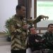 Menteri Pertanian RI Amran Sulaiman memaparkan rencana pengembangan tanaman gandum di Provinsi Jambi dalam Rapat Koordinasi Swasembada Pangan di Sungai Penuh, Rabu (23/7/2025). (Dok.erit - kominfo)