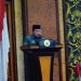 Gubernur Jambi Al Haris menyampaikan Nota Pengantar tiga Ranperda strategis dalam Rapat Paripurna DPRD Provinsi Jambi, Jumat malam (25/7/2025). (Foto: Agus Supriyanto/Diskominfo Provinsi Jambi)