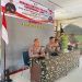 Komandan Batalyon B Pelopor Satbrimob Polda Jambi AKBP Wan Agus Hendrawijaya memberikan arahan kepada personel Kompi 3 Brimob di Mako Brimob Kerinci, Kota Sungai Penuh, Senin (28/7/2025).(dok.humas)