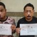 Dua tersangka kasus narkotika jenis sabu berinisial IC (35) dan RM (39) saat diamankan Satresnarkoba Polresta Jambi di kawasan Danau Sipin, Kota Jambi. (Dok. Polresta Jambi)