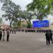 Apel gelar pasukan operasi patuh 2025 bertempat di Lapangan Hitam Mapolda Jambi, Senin (14/7/2025).(dok.Nahar)