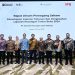 Para Direksi dan Dewan Komisaris PT Jasa Raharja bersama perwakilan pemegang saham berfoto bersama usai Rapat Umum Pemegang Saham (RUPS) Tahun Buku 2024 di Jakarta, Senin (30/6/2025). Dok. Humas JR Jambi)