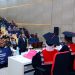 Kombes Pol Muhammad Edi Faryadi saat memaparkan disertasi di hadapan tim penguji dalam sidang promosi doktor di Universitas Sebelas Maret, Surakarta, Kamis (3/7/2025). (Dok. Pribadi)