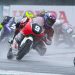 Pebalap muda Indonesia, M. Kiandra Ramadhipa (nomor 9), memimpin jalannya balapan di lintasan basah Sirkuit Magny-Cours, Prancis, Minggu (6/7/2025) (Dok. Sinsen)