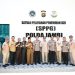 Kepala Staf Kepresidenan Letjen TNI (Purn) AM Putranto berfoto bersama Kapolda Jambi Irjen Pol Krisno H Siregar, Wakil Gubernur Jambi, dan jajaran Forkopimda saat meninjau kesiapan SPPG Polda Jambi, Selasa (8/7/2025). (Dok. Nahar)