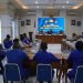 "Direktur Polairud Polda Jambi Kombes Pol Agus Tri Waluyo menerima kunjungan Tim Supervisi Slog Polri dalam kegiatan pendataan dan pengecekan fisik Barang Milik Negara (BMN) di Mako Ditpolairud, Selasa (9/7/2025). (Dok. Stepanus)