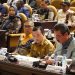 Gubernur Jambi, Al Haris (tengah), menyampaikan paparan terkait penataan ruang dalam acara Diseminasi BULD DPD RI di Kompleks Parlemen, Jakarta, Senin (14/7/2025) (Dok.Humas)